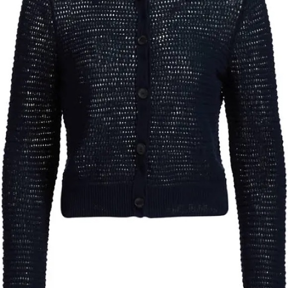 FRAME open stitch shrunken cardigan - Picture 4 of 6